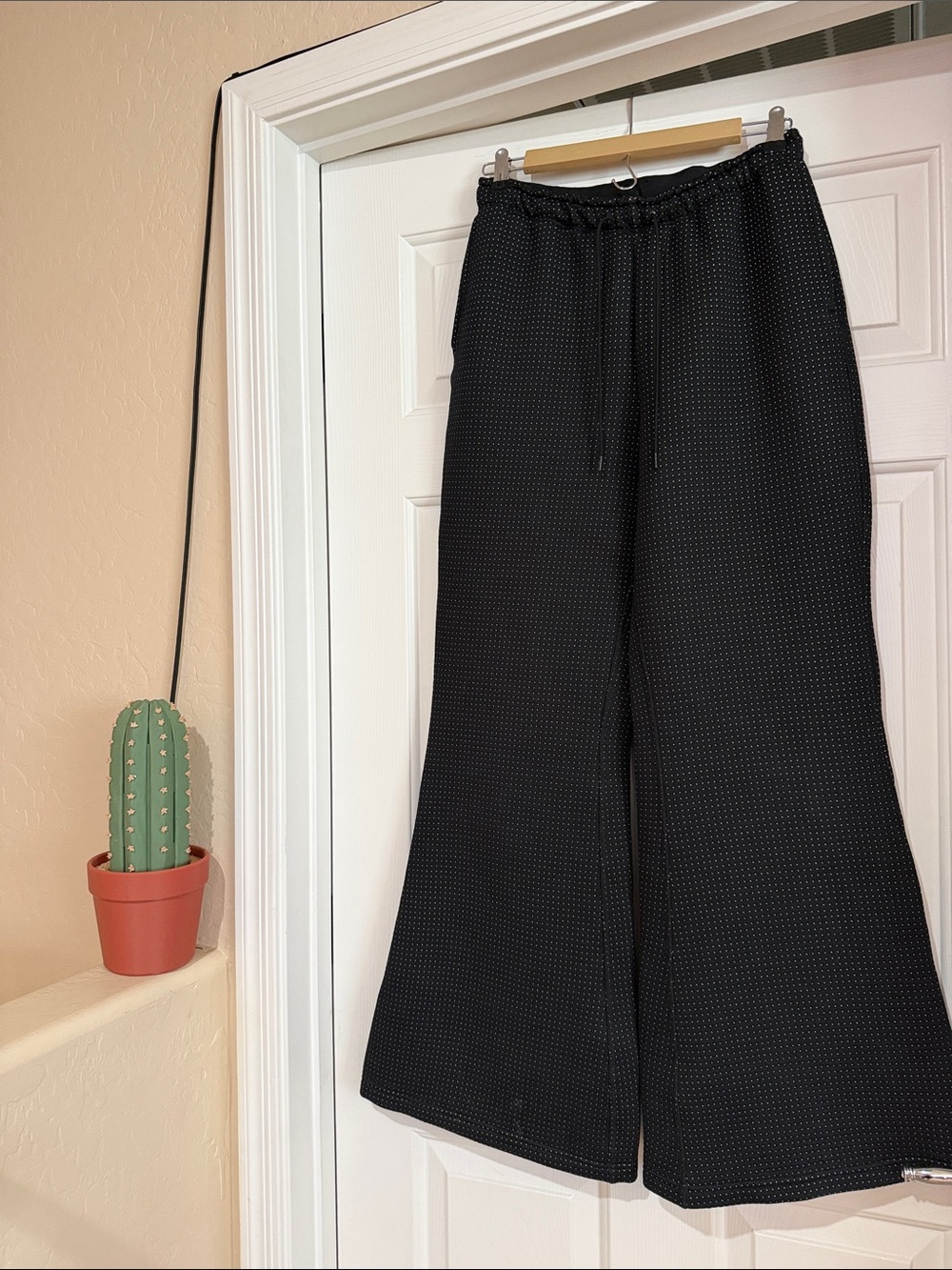 Nike Black Micro-Dot Athletic Pants